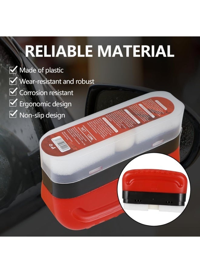 زوبا 4قطع من فرشاة تنظيف الزجاج 4 في 1 متعددة الاستخدامات – أداة مثالية لتنظيف الشبابيك والمرايات والزجاج بفعالية-171 - Image 3